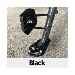 UE125 Kickstand Plate Pad Motorcycle Accessories Foot Side Stand Enlarger - Black1 set
