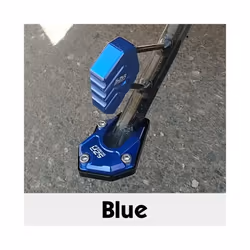 UE125 Kickstand Plate Pad Motorcycle Accessories Foot Side Stand Enlarger - Blue1 set