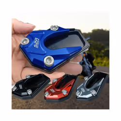 UE125 Kickstand Plate Pad Motorcycle Accessories Foot Side Stand Enlarger - Blue1 set
