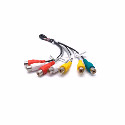 14 Pin Universal 7 RCA Output Wire Harness Subwoofer Cable Adapter Wiring
