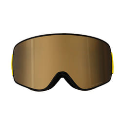 RedBull SPECT RUSH winter sport goggles Black Unisex Brown, Mirror Cylindrical(flat) lens