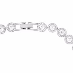 Angelic Necklace, White, Rhodium Plated