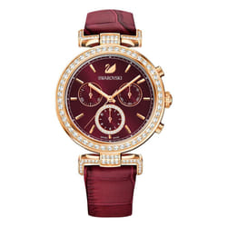 Swarovski 5416701 Red Rose-Gold Tone PVD Ladies Watch