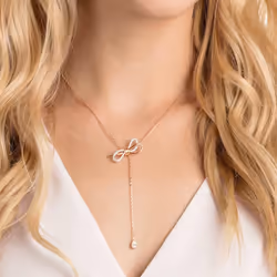 Swarovski 5447082 necklace Chain necklace Female Metal, Rose gold