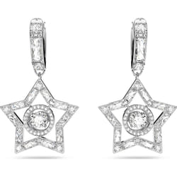Swarovski Stella Dangle & drop earrings Metal White