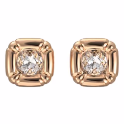 Pendientes De Botón Para Mujer Dulcis 5617910 - brown, TU