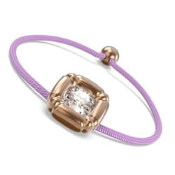 Pulsera Para Mujer Dulcis, Cristales De Talla Cushion 5617983 - violet, TU