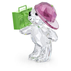 Swarovski Kris Bear 90s Party Ornament  Multi Coloured Crystal and 90s Inspired  from The Kris Bears Collection