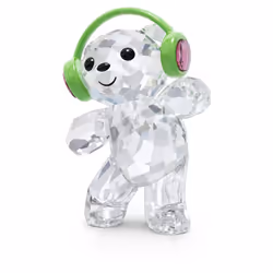 Swarovski Kris Bear Just Dance Ornament Multi coloured crystal from The Kris Bears collection