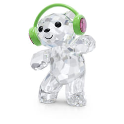 Swarovski Kris Bear Just Dance Ornament  Multi coloured crystal  from The Kris Bears collection