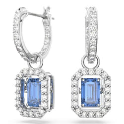 Swarovski 5619500 earring Clip-on earrings Metal Blue, Silver