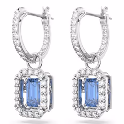 Swarovski 5619500 earring Clip-on earrings Metal Blue, Silver - Additional view 4