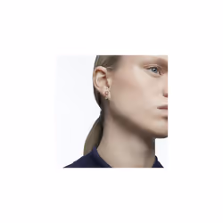 Swarovski Ear Cuff, Pair of Aysmmetric, Rose Gold Tone Plated Ear Cuff, from the Constella Collection