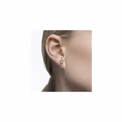 Swarovski Ear Cuff, Pair of Aysmmetric, Rose Gold Tone Plated Ear Cuff, from the Constella Collection