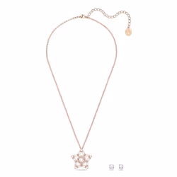 Swarovski 5622730, Earrings, Necklace, Fine jewellery, Adult, Gold, White, Stella, Female