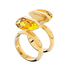 Anillo Para Mujer Con Cierre MagnÃ©tico Lucent - yellow, 50