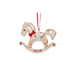 Swarovski Holiday Cheers Gingerbread Rocking Horse Ornament 5627608