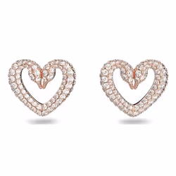 Swarovski 5628659 earring Stud earrings Metal Gold, White