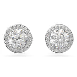 Swarovski Una Angelic Stud earrings Metal White