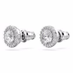 Swarovski Una Angelic Stud earrings Metal White