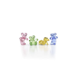 Swarovski Kris Bear:Set 30Th Anniversary Multicoloured Crystal Sculpture 5636306