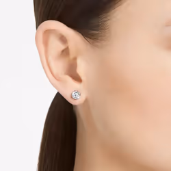 Swarovski 5636712 earring Stud earrings Metal Gold, Silver, White - Additional view 5
