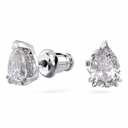 Swarovski Stilla Stud earrings Metal White