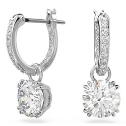 Swarovski 5636717 earring Clip-on earrings Metal Silver, White