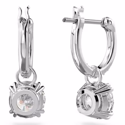 Swarovski 5636717 earring Clip-on earrings Metal Silver, White