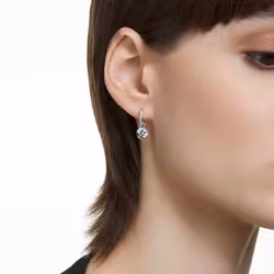 Swarovski 5636717 earring Clip-on earrings Metal Silver, White - Additional view 5