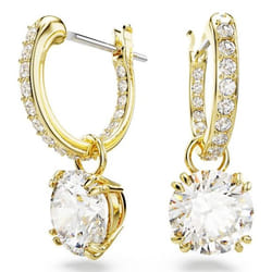 Swarovski 5638802 earring Clip-on earrings Metal Gold, White