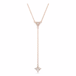 Swarovski Stilla Y, Chain necklace, Female, Metal