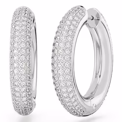 Swarovski 5651392 earring Clip-on earrings Metal Silver, White - Additional view 4