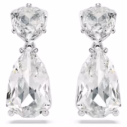 Swarovski 5661683 earring Stud earrings Metal Silver, White