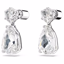 Swarovski 5661683 earring Stud earrings Metal Silver, White