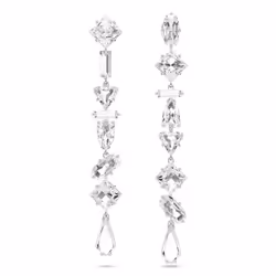 Swarovski 5661687 earring Stud earrings Metal Silver, White