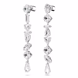 Swarovski 5661687 earring Stud earrings Metal Silver, White