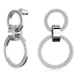 Swarovski 5663503 earring Stud earrings Metal Silver, White