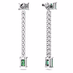 Swarovski 5681552 Stud earrings Metal Green, Silver, White - Additional view 4