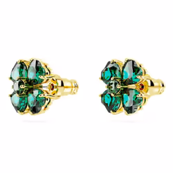 Swarovski 5666236 earring Stud earrings Metal Gold, Green - Additional view 3