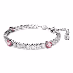 Swarovski Matrix Tennis, Tennis bracelet, Female, Metal