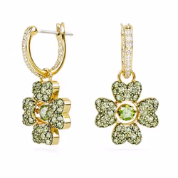 Swarovski 5670664, Female, Metal, Flowers & Leaves, Gold, Green