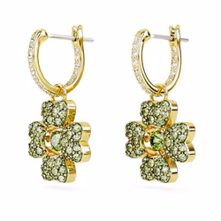 Swarovski 5670664 earring Clip-on earrings Metal Gold, Green