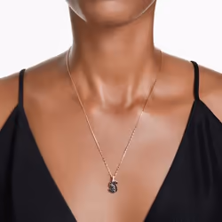 Swarovski Swan Chain necklace Female Metal - Additional view 5