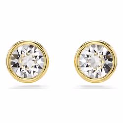 Swarovski 5681552 earring Stud earrings Metal Gold, White - Additional view 2