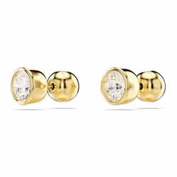 Swarovski 5681552 earring Stud earrings Metal Gold, White - Additional view 3