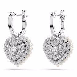 Swarovski 5684384 earring Clip-on earrings Metal Silver, White - Additional view 2