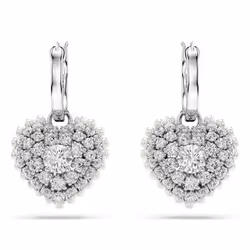 Swarovski 5684384 earring Clip-on earrings Metal Silver, White - Additional view 3