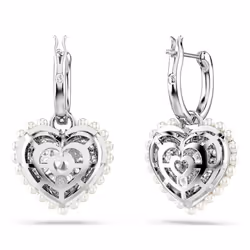 Swarovski 5684384 earring Clip-on earrings Metal Silver, White - Additional view 4