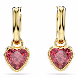 Swarovski 5684760 earring Clip-on earrings Metal Gold, Red